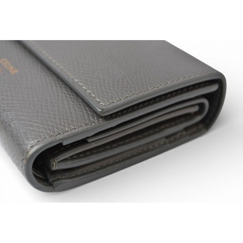 Celine Wallet Mini Trifold Gray Small — view 6