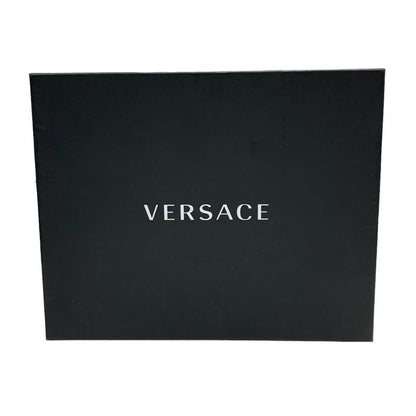 Versace Flat Shoes Fur Light Purple Gold Unused Mule Slippers