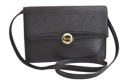Louis Vuitton Epi Arche 2way Shoulder Clutch Bag Black M52572 LV 2613n