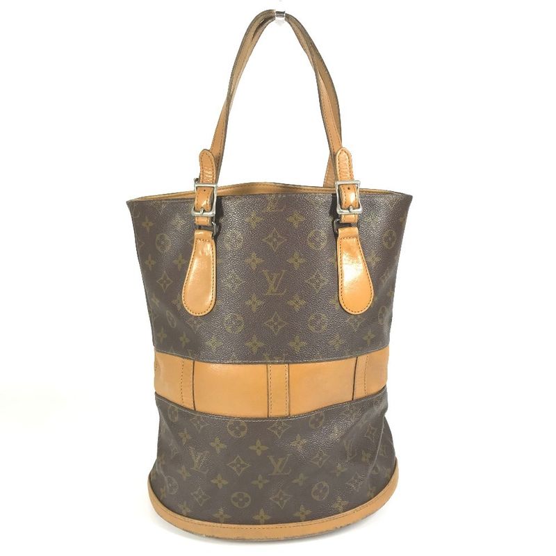 Louis Vuitton Shoulder Bag Bucket GM Bucket GM T42236 Monogram Canvas Brown