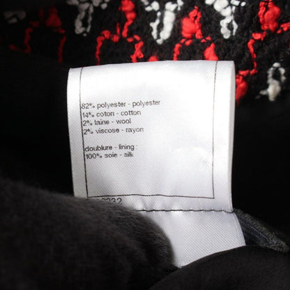 Chanel CC Logo Button Sequined Tweed Jacket — view 5