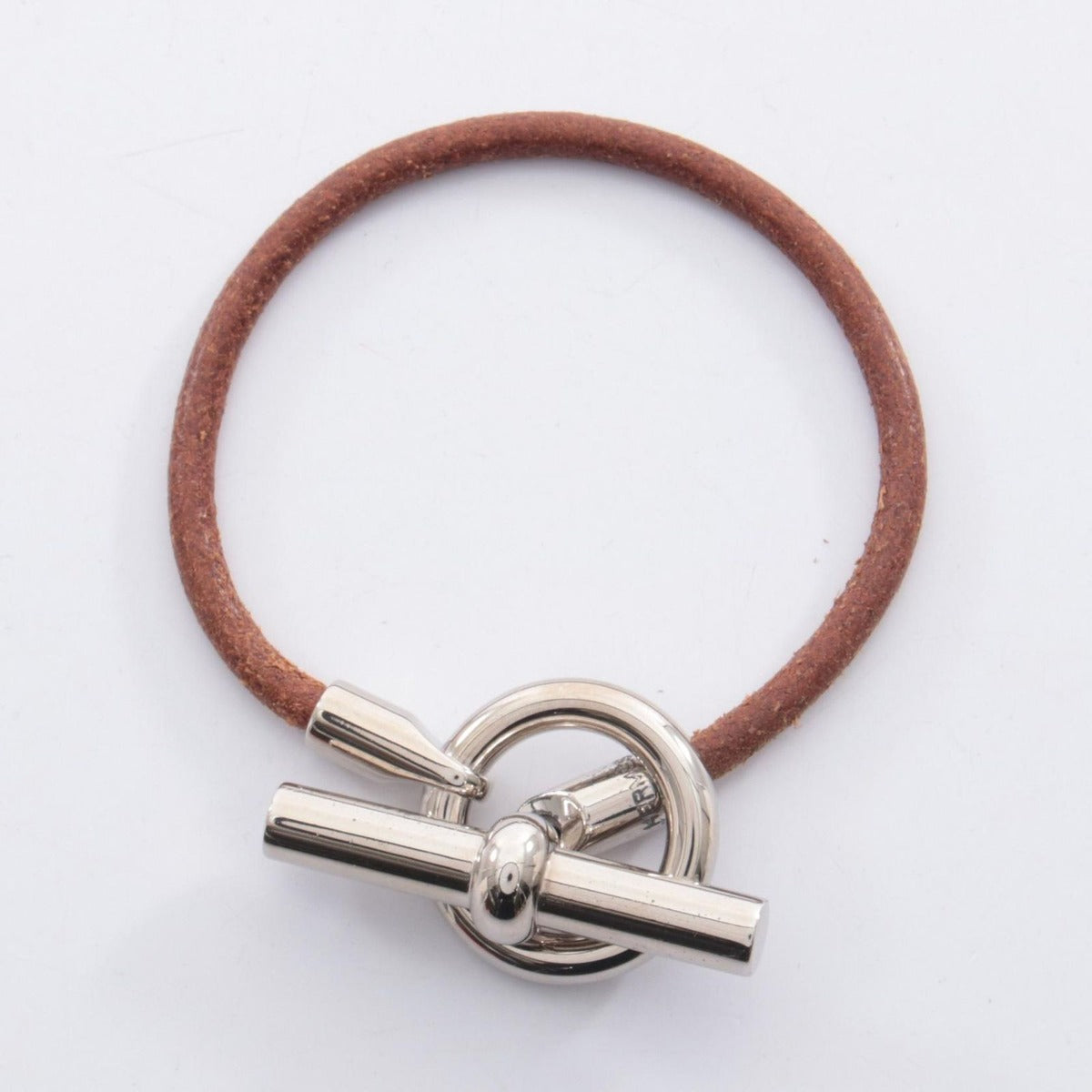 Hermes Bracelet Glenan Leather Stainless Steel