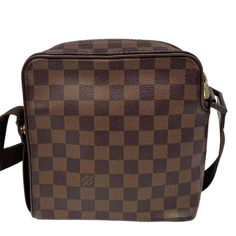 0869 Louis Vuitton Shoulder Bag Olaf PM N41442 Damier with Shoulder Main Item