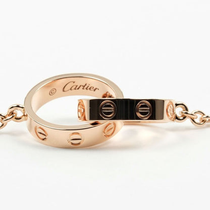 Cartier Baby Love 18K Pink Gold Ladies 6.48g Necklace