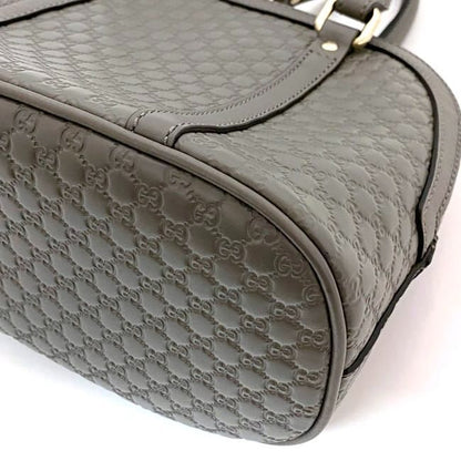 Gucci 2 Way Bag F21470 Grey Micro Stripe 449654