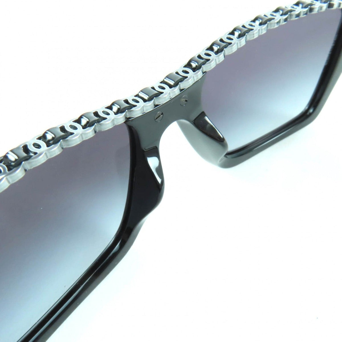 Chanel Rectangle Shape Sunglasses CC Logo Eyewear Black 54 17 140 — view 7