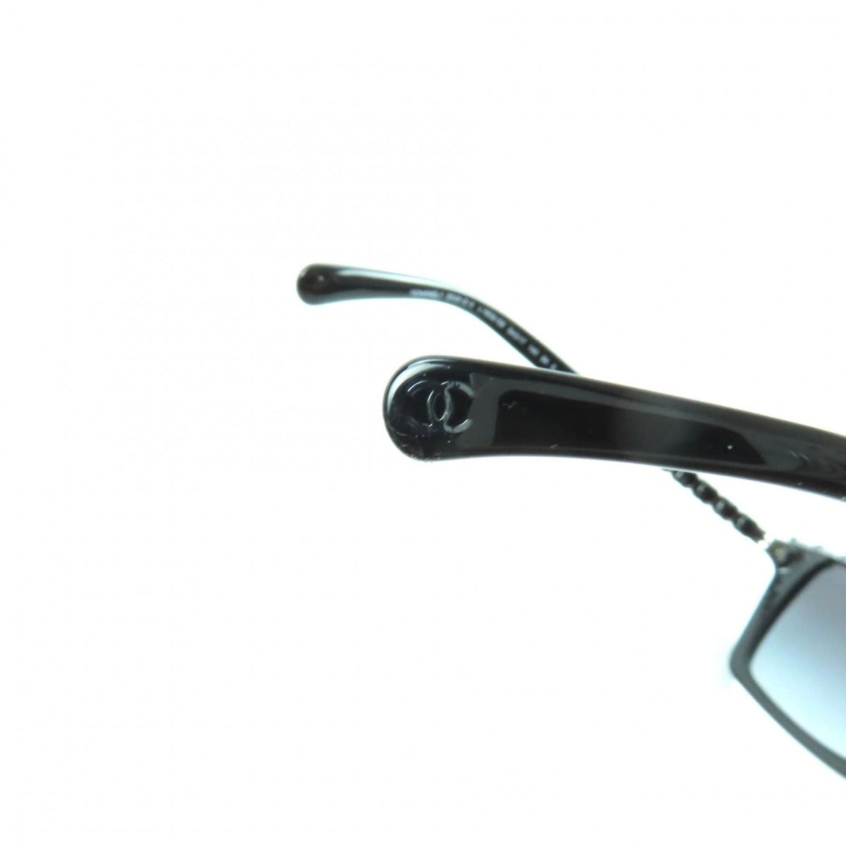 Chanel Rectangle Shape Sunglasses CC Logo Eyewear Black 54 17 140 — view 9
