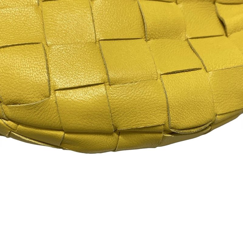 Bottega Veneta Handbag Mini The Jodie Yellow Leather