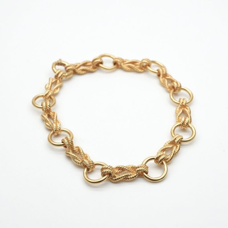 Hermes Audienne Bracelet Bangle Cuff 750 YG