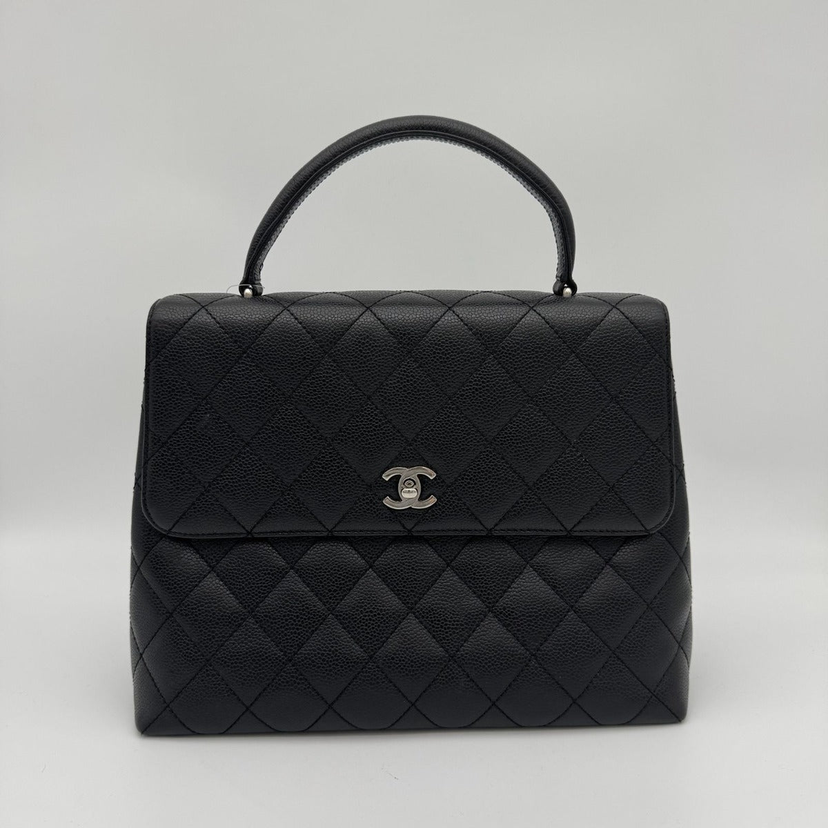 Chanel Caviar Leather Top Handle Handbag