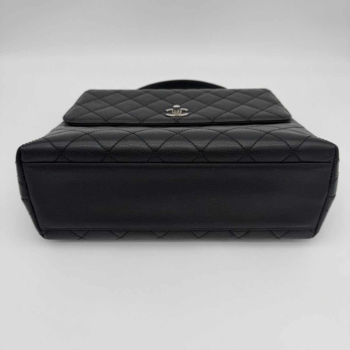 Chanel Caviar Leather Top Handle Handbag — view 7