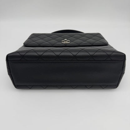 Chanel Caviar Leather Top Handle Handbag — view 7