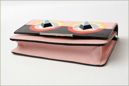 Fendi Wallet With Chain Fendi Mini Bag Leather 8m0346 SQT F02l0 Multicolor Pink