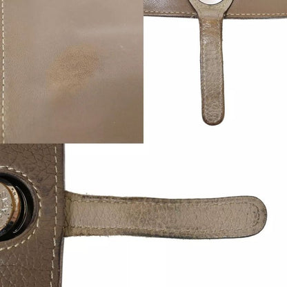 Hermes Dogon GM Togo Bi-color Beige Silver Hardware Stamped □M (2009) Long