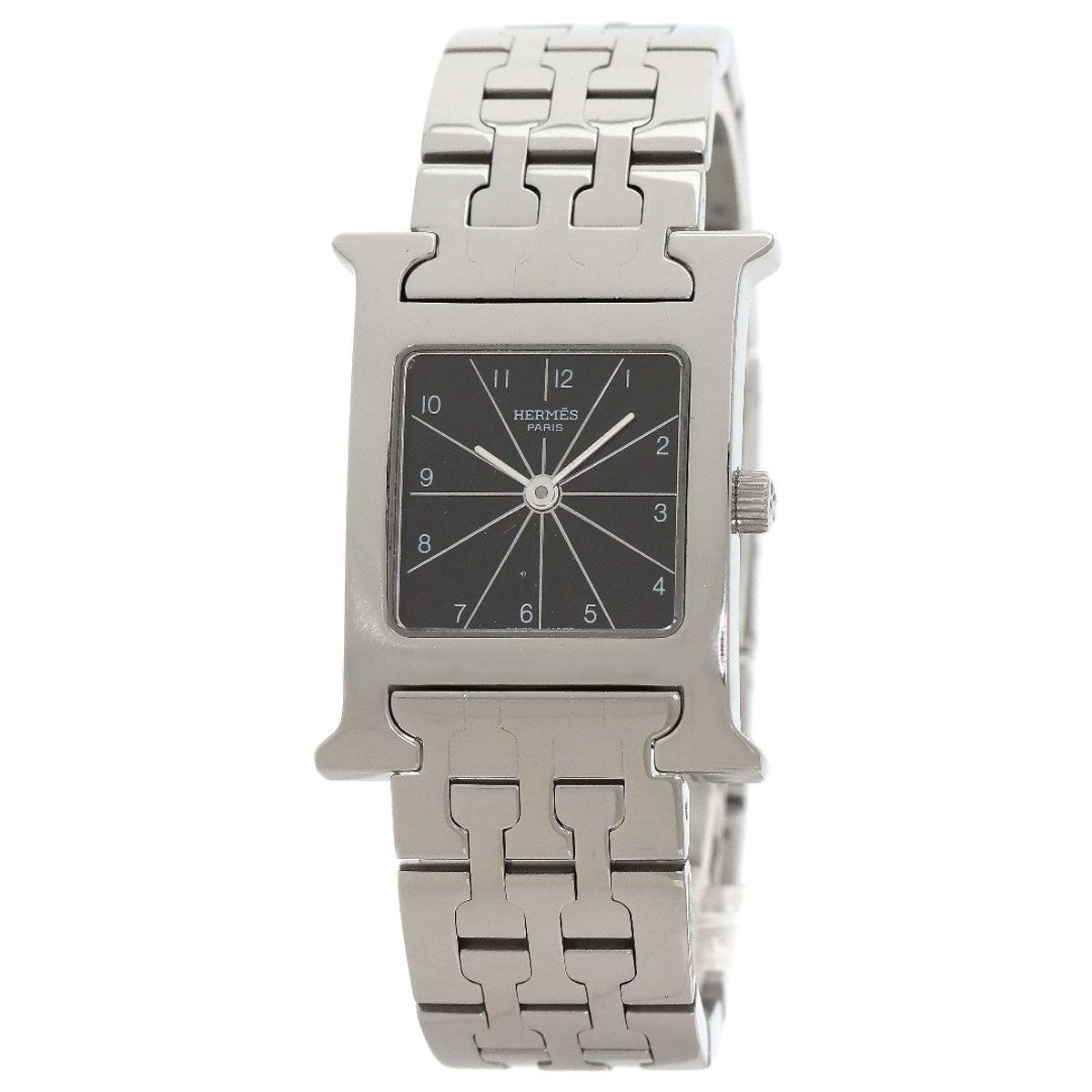 Hermes Watch SS Black