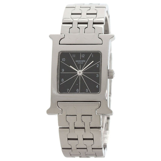 Hermes Watch SS Black
