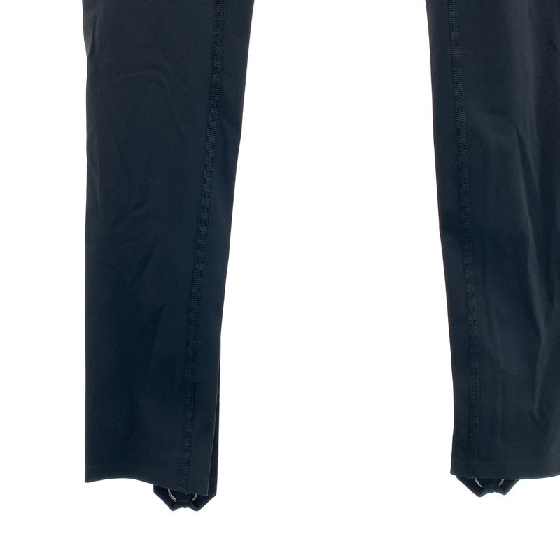 Celine - Hem Zip Slit Waste Togo Legging Pants - S - Black - Women's