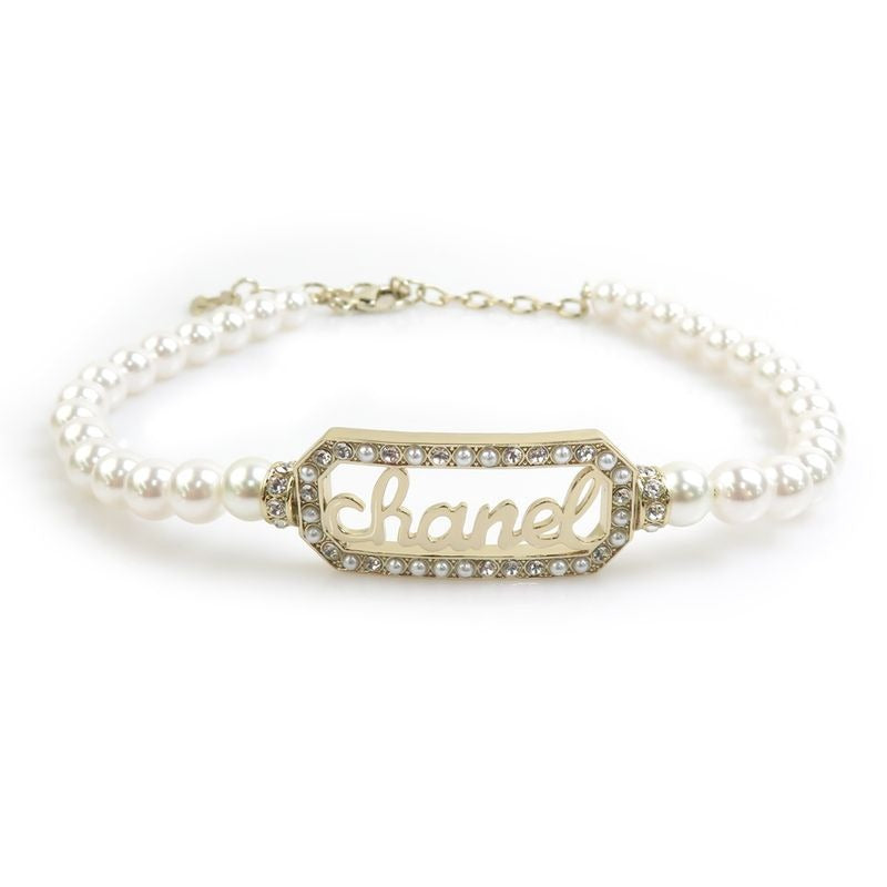 Chanel Bijoux de Diamant White Pearl Choker