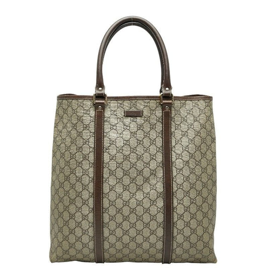 Gucci GG Supreme Brown Beige Leather