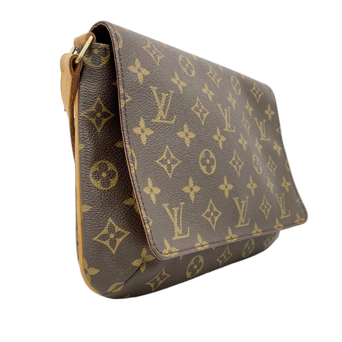 Louis Vuitton Shoulder Bag Monogram Musette Tango Short Strap Brown — view 2