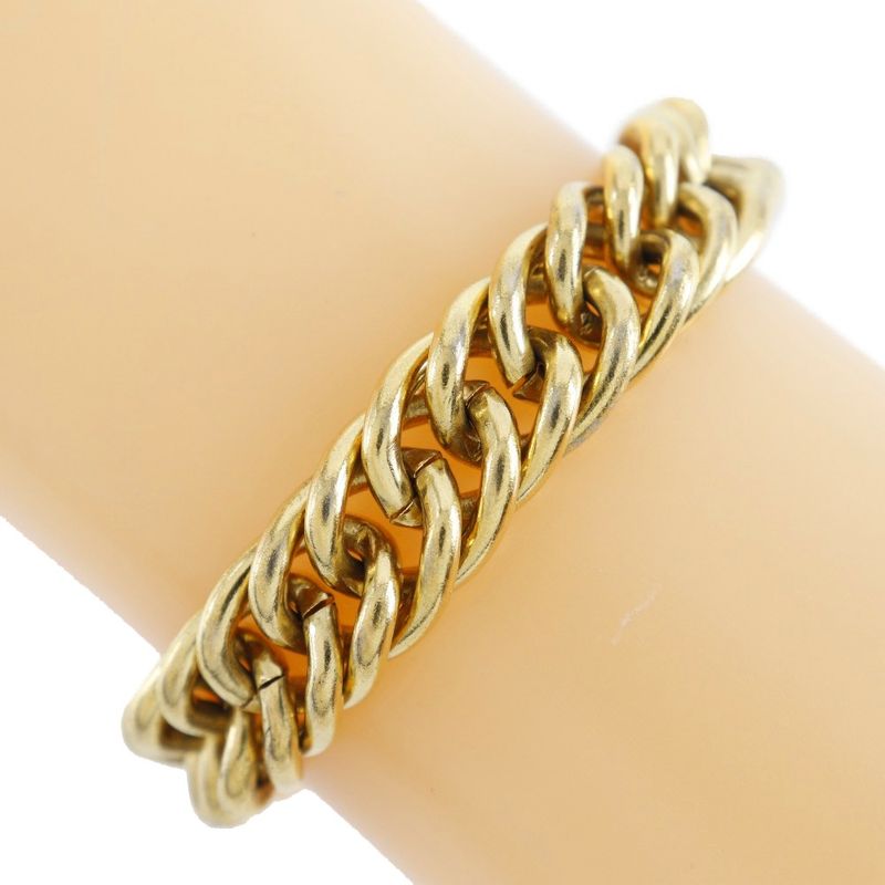 Chanel Gold Plated Ladies 58.2g Bracelet