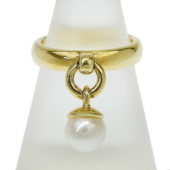 Tiffany & Co Tiffany & Co Doornock Pearl Ring 18K Yellow Gold 750 Yellow Gold