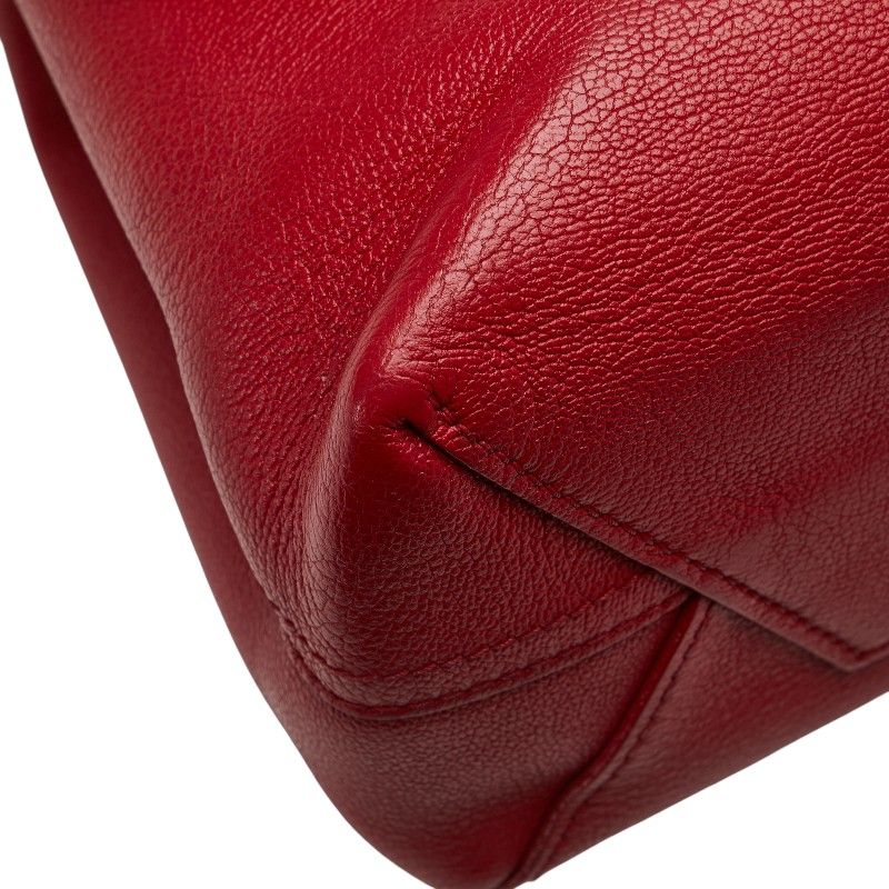 Louis Vuitton Monogram Very Handbag Shoulder Bag 2WAY M42905 Red Brown Leather