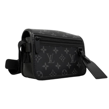 Louis Vuitton Shoulder Bag Monogram Eclipse Boss Foal Wearable Wallet Black — view 2