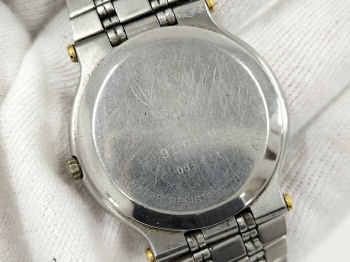 Gucci Wristwatch Men's Quartz SS Gray Dial 9000m