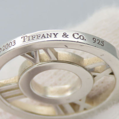 Tiffany & Co Necklace Atlas Open Medallion 925 Silver Approx 3.8g Silver