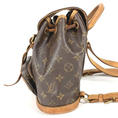 Louis Vuitton Backpack Sac Mini Montsouris M51137 Monogram Canvas Brown