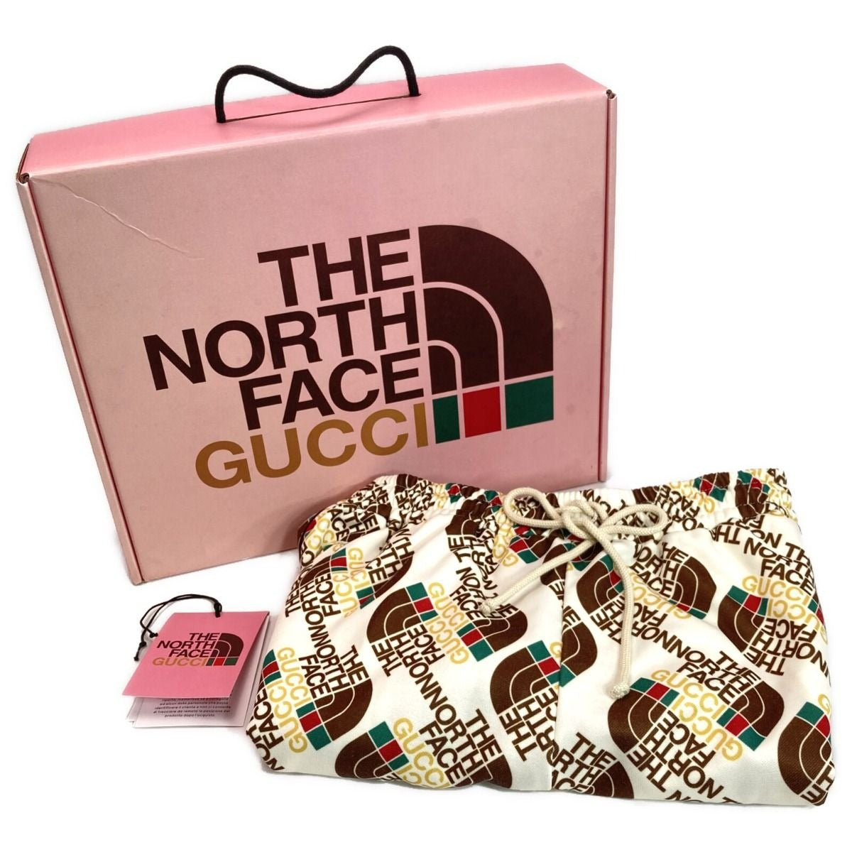 Gucci The North Face Pants Jogger Xjdce Beige Size M Box