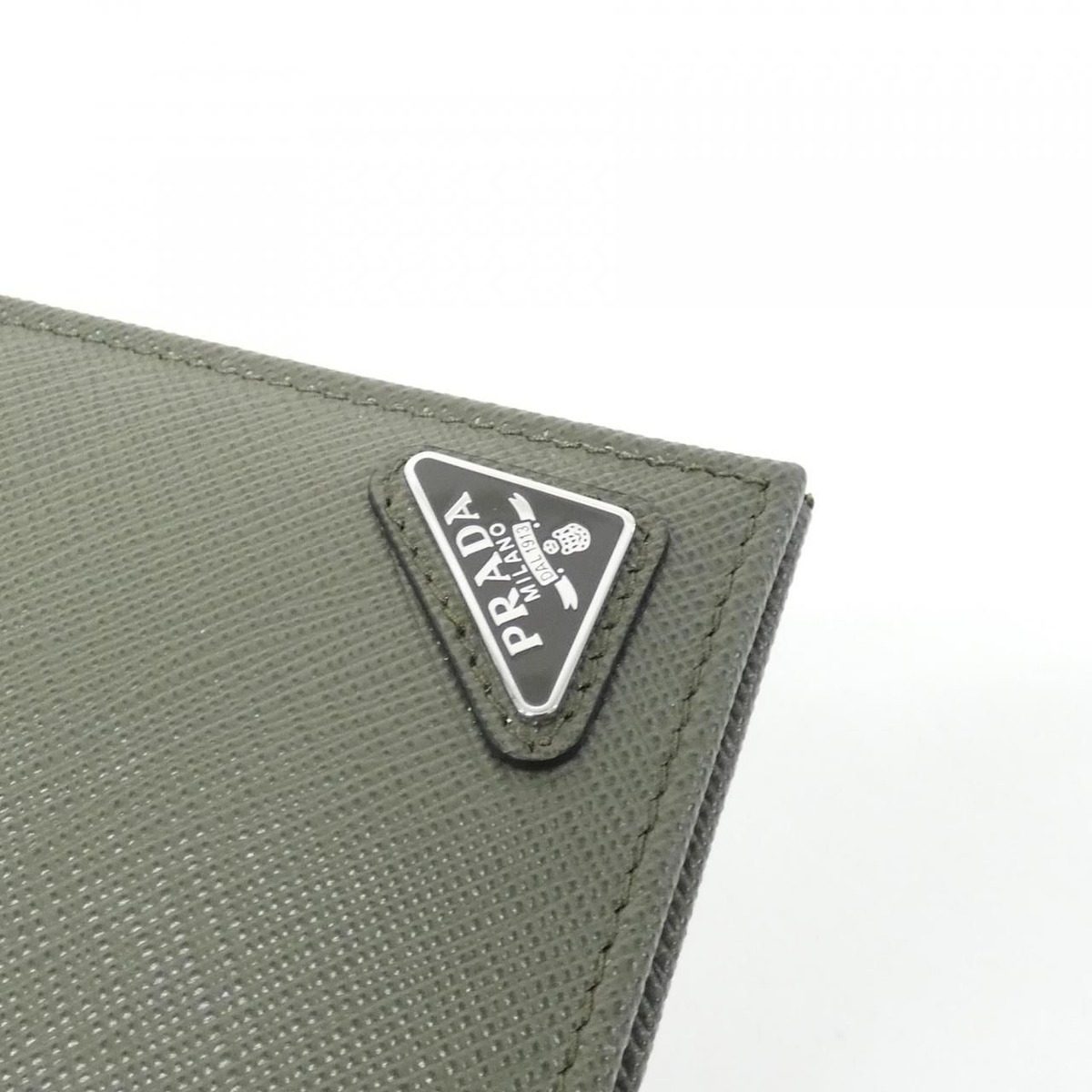 Prada Billfold Wallet Silver — view 3