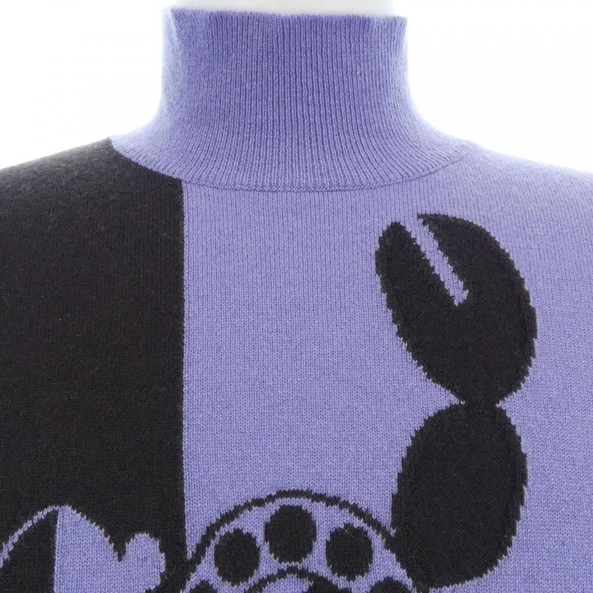 Hermes Knit Sweater Purple — view 5