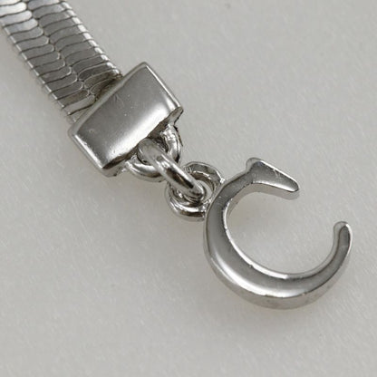 Dior CD Ribbon Metal And Rubber Silver/yellow Green Ladies 4.6g Bracelet