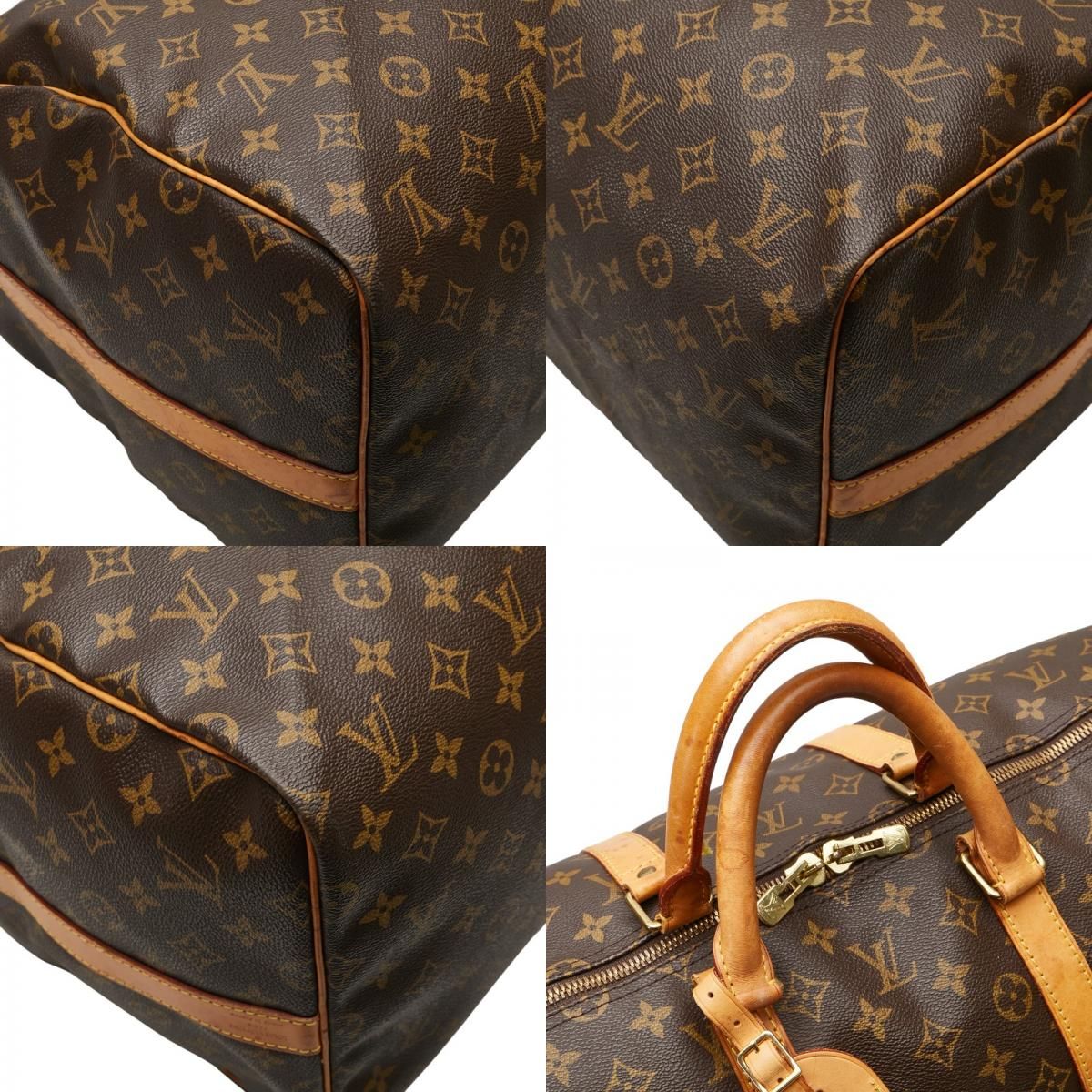 Louis Vuitton Monogram Keepall Bandoliere 55 Boston Bag Shoulder Bag 2WAY