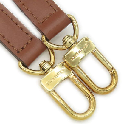 Louis Vuitton Shoulder Strap 121cm (47.64in) Leather Brown Gold Hardware for