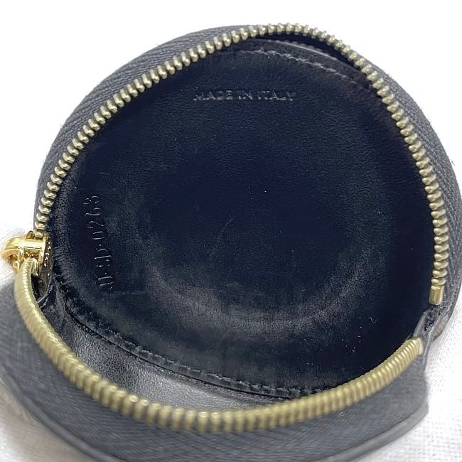 Celine Coin Case Black Triomphe 10d22bq3.38no Excellent Condition