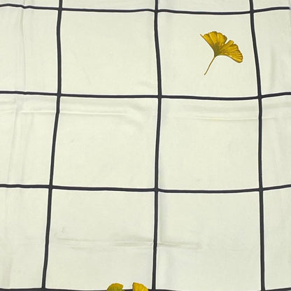 Louis Vuitton Scarf Tree Leaves Yellow