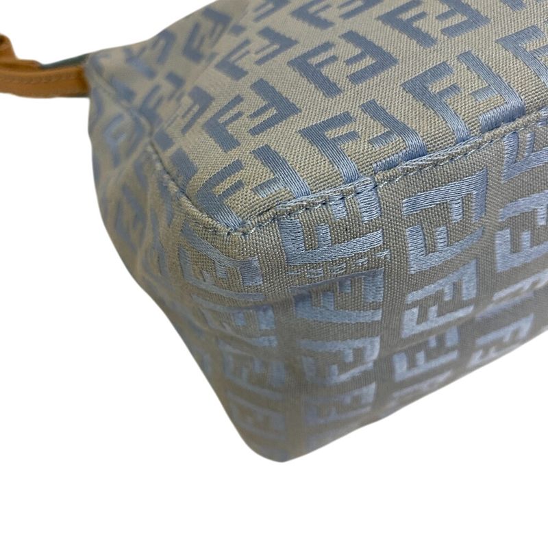 Fendi Accessory Pouch Zucchino Shoulder Bag Oblique Shoulder Brand Ladies Blue