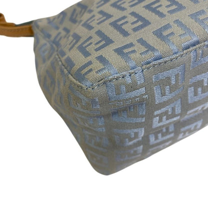 Fendi Accessory Pouch Zucchino Shoulder Bag Oblique Shoulder Brand Ladies Blue