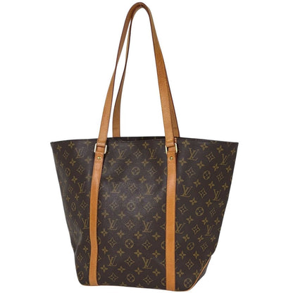 Louis Vuitton Sac Shopping Shoulder Bag Tote Monogram Brown