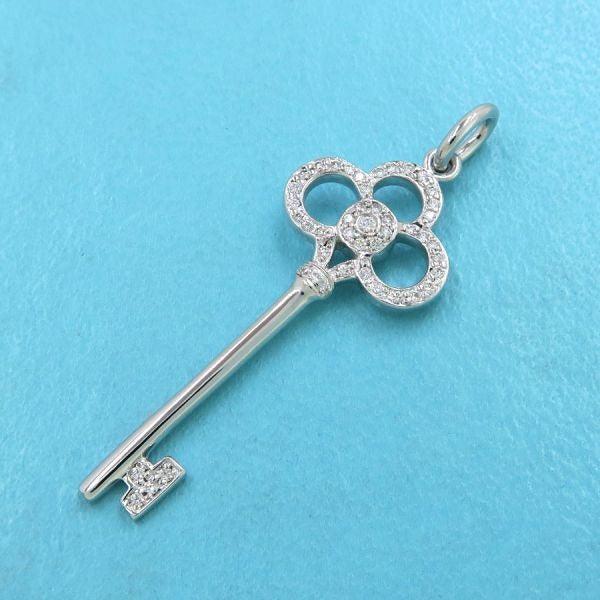 Tiffany & Co Crown Key Diamond Charm
