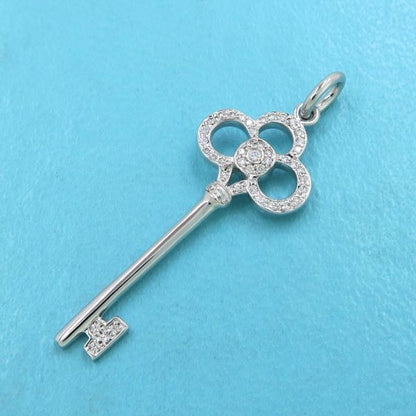 Tiffany & Co Crown Key Diamond Charm