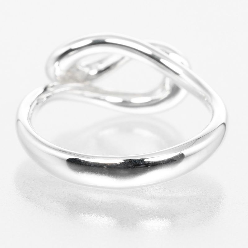 Tiffany & Co Open Wave Silver 925 Size 9 Ladies' 3g Ring - Rings