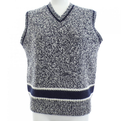 Dior Signature Vest Cashmere Black White