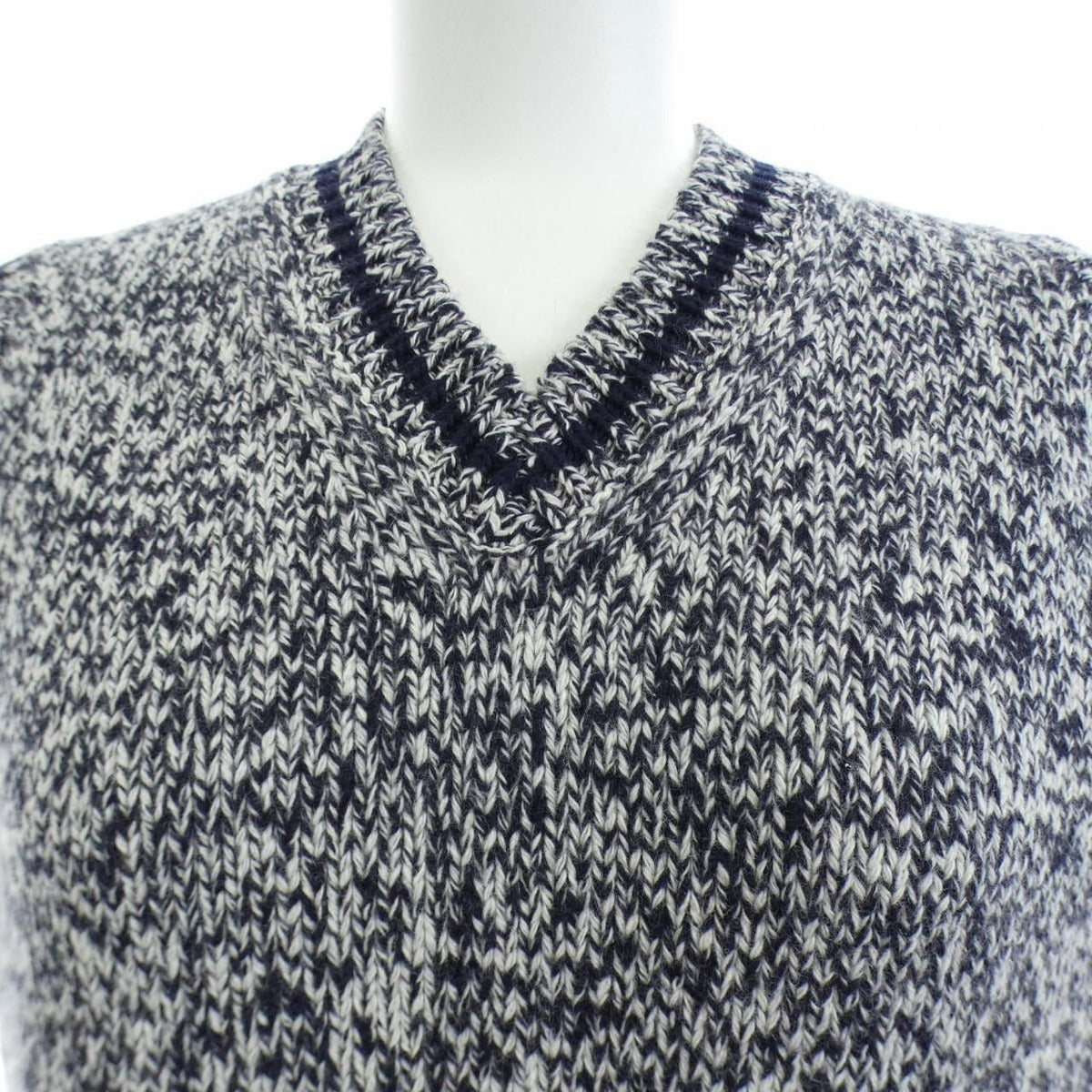 Dior Signature Vest Cashmere Black White — view 5