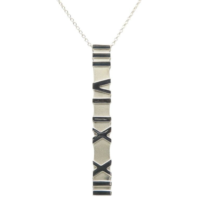 Tiffany & Co Necklace Atlas Bar Silver 925 6.8 g Accessories