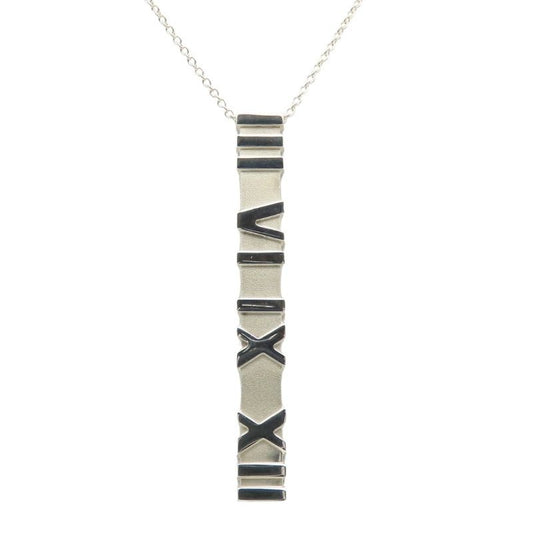 Tiffany & Co Necklace Atlas Bar Silver 925 6.8 g Accessories