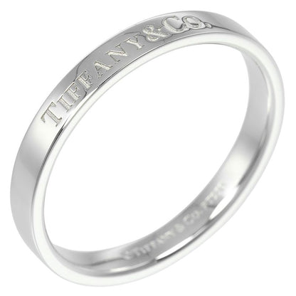 Tiffany & Co Band Ring 3mm (0.12in) Model Pt950platinum 17.5 Men's 5g Ring